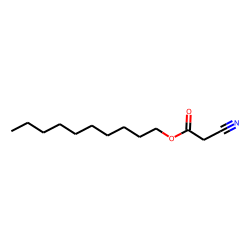 Cyanoacetic acid, decyl ester