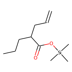 4-Pentenoic acid, 2-propyl, trimethylsilyl ester