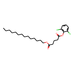 Glutaric acid, 2,6-dichlorophenyl tetradecyl ester