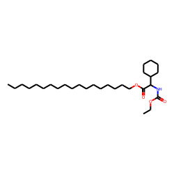 Glycine, 2-cyclohexyl-N-ethoxycarbonyl-, octadecyl ester