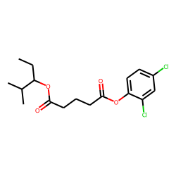 Glutaric acid, 2-methylpent-3-yl 2,4-dichlorophenyl ester