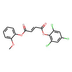 Fumaric acid, 2-methoxyphenyl 2,4,6-trichlorophenyl ester