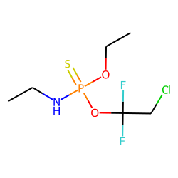 O-Ethyl-O-(1,1-difluoro-2-chloroethyl)-N-ethyl-phosphorothioamidate