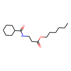 «beta»-Alanine, N-cyclohexylcarbonyl-, hexyl ester