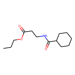 «beta»-Alanine, N-cyclohexylcarbonyl-, propyl ester