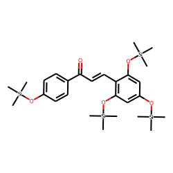 Chalcone, 2',4,4',6'-tetrahydroxy, TMS