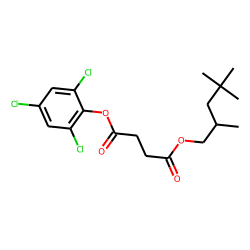 Succinic acid, 2,4,6-trichlorophenyl 2,4,4-trimethylpentyl ester