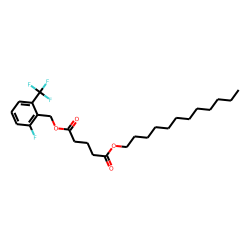 Glutaric acid, dodecyl 2-fluoro-6-(trifluoromethyl)benzyl ester