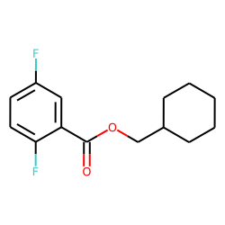 2,5-Difluorobenzoic acid, cyclohexylmethyl ester