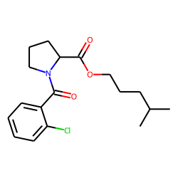 L-Proline, N-(2-chlorobenzoyl)-, isohexyl ester