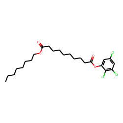 Sebacic acid, octyl 2,3,5-trichlorophenyl ester