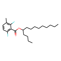 2,6-Difluoro-3-methylbenzoic acid, 5-tetradecyl ester