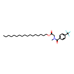 Sarcosine, N-(4-trifluoromethylbenzoyl)-, heptadecyl ester