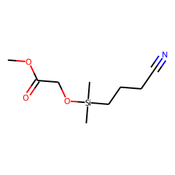 Methyl glycolate, (3-cyanopropyl)dimethylsilyl ether