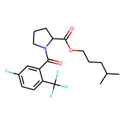 L-Proline, N-(5-fluoro-2-trifluoromethylbenzoyl)-, isohexyl ester