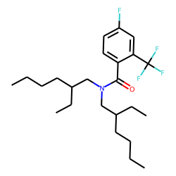 4-Fluoro-2-trifluoromethylbenzamide, N,N-di(2-ethylhexyl)-
