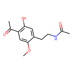 2-(4-Acetyl-5-hydroxy-2-methoxyphenyl)ethylamine, N-acetyl-