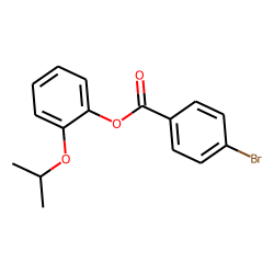 4-Bromobenzoic acid, 2-isopropoxyphenyl ester