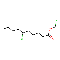6-Chlorodecanoic acid, chloromethyl ester