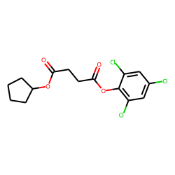Succinic acid, 2,4,6-trichlorophenyl cyclopentyl ester
