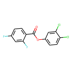 2,4-Difluorobenzoic acid, 3,4-dichlorophenyl ester