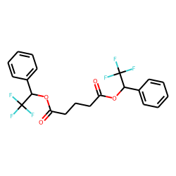 Glutaric acid, di(1-phenyl-2,2,2-trifluoroethyl) ester