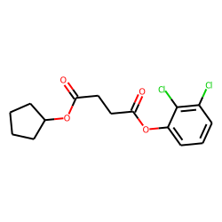 Succinic acid, 2,3-dichlorophenyl cyclopentyl ester
