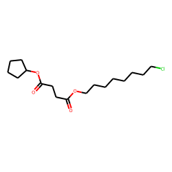 Succinic acid, 8-chlorooctyl cyclopentyl ester