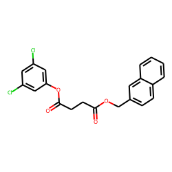 Succinic acid, naphth-2-ylmethyl 3,5-dichlorophenyl ester