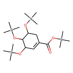 1-Cyclohexene-1-carboxylic acid, 3,4,5-tris[(trimethylsilyl)oxy]-, trimethylsilyl ester, [3R-(3«alpha»,4«alpha»,5«beta»)]-