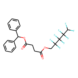 Succinic acid, 2,2,3,3,4,4,5,5-octafluoropentyl diphenylmethyl ester
