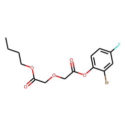 Diglycolic acid, 2-bromo-4-fluorophenyl butyl ester