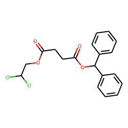 Succinic acid, 2,2-dichloroethyl diphenylmethyl ester