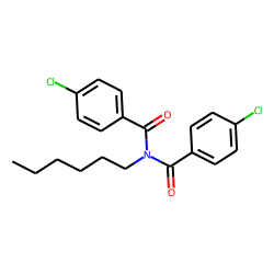 4-Chlorobenzamide, N-(4-chlorobenzoyl)-N-hexyl-