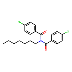 4-Chlorobenzamide, N-(4-chlorobenzoyl)-N-heptyl-