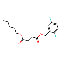 Succinic acid, 2,5-difluorobenzyl pentyl ester