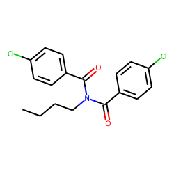 4-Chlorobenzamide, N-(4-chlorobenzoyl)-N-butyl-