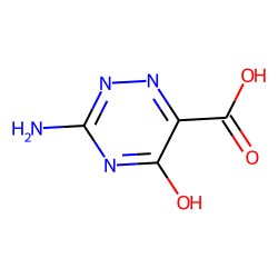 As-triazine-6-carboxylic acid, 3-amino-5-hydroxy-