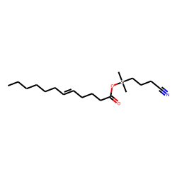 cis-5-Dodecenoic acid, (3-cyanopropyl)dimethylsilyl ester