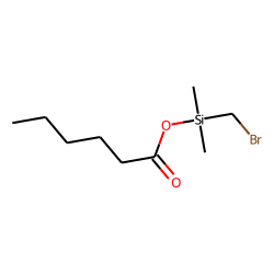 Hexanoic acid, bromomethyldimethylsilyl ester