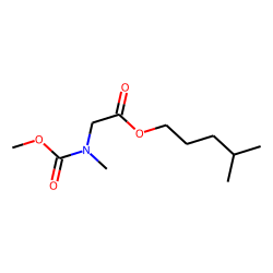 Glycine, N-methyl-N-methoxycarbonyl-, isohexyl ester