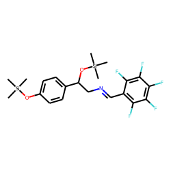 Benzeneethanamine, N-[(pentafluorophenyl)methylene]-«beta»,4-bis[(trimethylsilyl)oxy]-