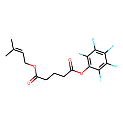 Glutaric acid, 3-methylbut-2-en-1-yl pentafluorophenyl ester