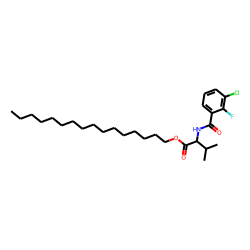 L-Valine, N-(3-chloro-2-fluorobenzoyl)-, hexadecyl ester