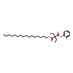Diethylmalonic acid, 2-fluorophenyl hexadecyl ester