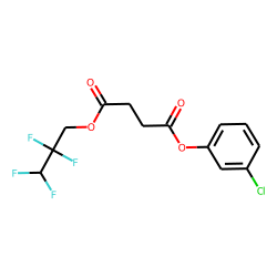 Succinic acid, 2,2,3,3-tetrafluoropropyl 3-chlorophenyl ester