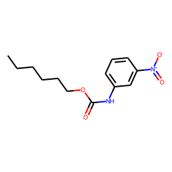 M-nitro carbanilic acid, n-hexyl ester