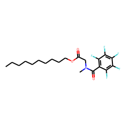 Sarcosine, n-pentafluorobenzoyl-, decyl ester