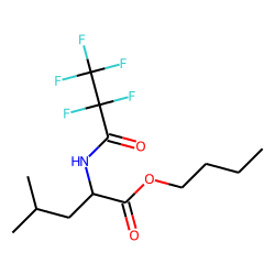 l-Leucine, n-pentafluoropropionyl-, butyl ester