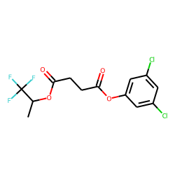 Succinic acid, 1,1,1-trifluoroprop-2-yl 3,5-dichlorophenyl ester